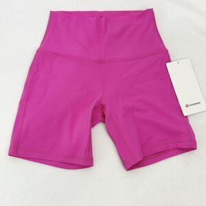 NWT Lululemon Align High Rise Short 6” Sonic Pink Size 6